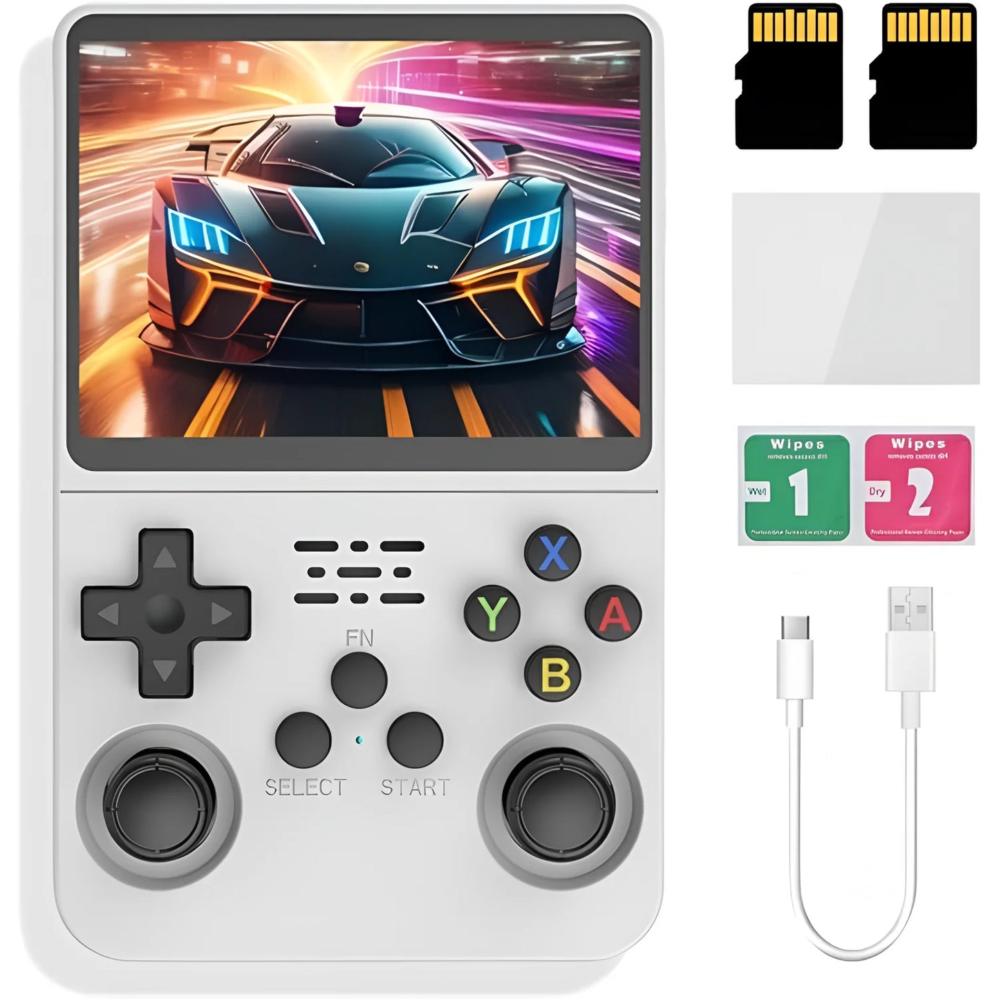 Mini gaming®  + Funda de trasporte+cubre joysticks+cristal protector de pantalla